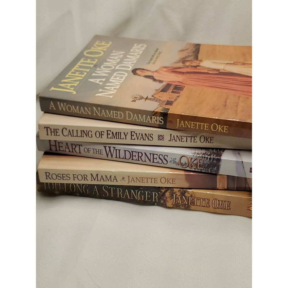 Janette Oke Book Lot (5) - Christian/Historical/Bethany‎ House/Fiction/Reading